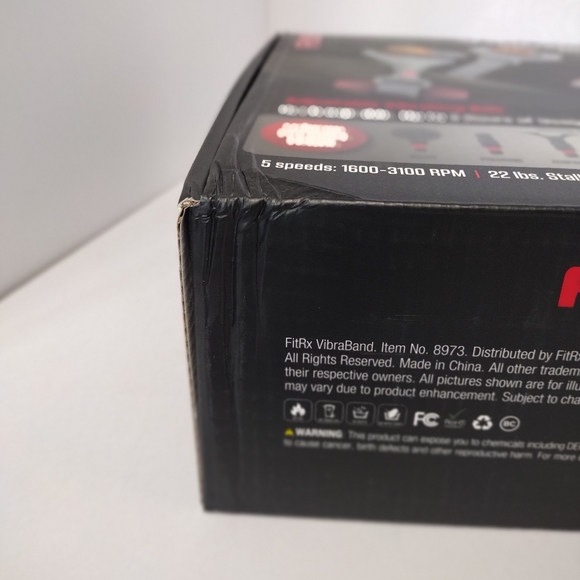 Fit RX black  vibraband 2-in-1 massage system - Picture 4 of 9